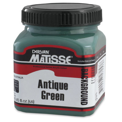 Matisse Background Colors Acrylic Paint - Antique Green, 250 ml