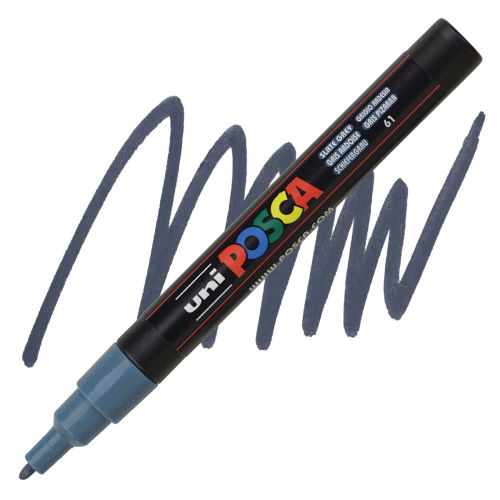 Uni Posca Paint Markers - Basic Colors, Set of 8, X-Fine Tip, 0.7mm