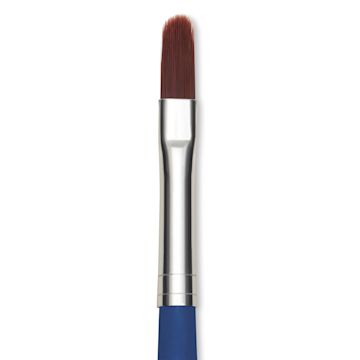 Open in modal - Da Vinci Forte Acrylics Synthetic Brush - Filbert, Long Handle, Size 6, close-up