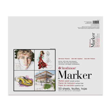 Strathmore 500 Series Marker Pad - 14" x 17", 50 Sheets