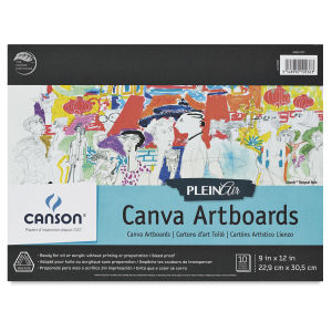 Canson Plein Air Canva Artboard - 9" x 12", 10 Sheets