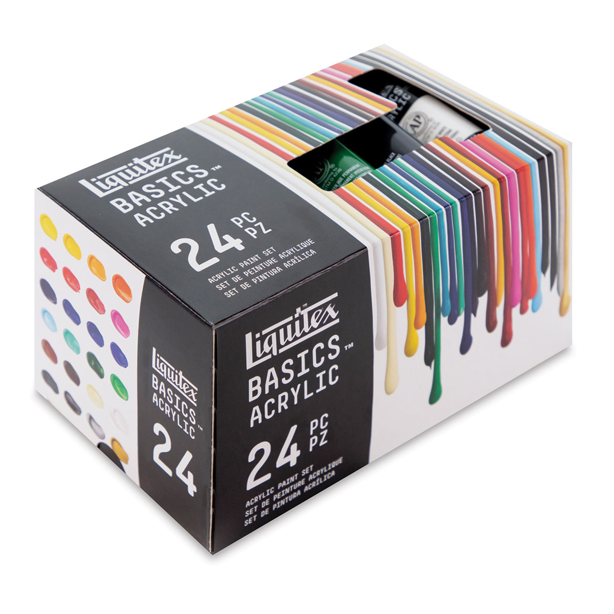 Liquitex BASICS Acrylic Paint Set, 24 x 22ml (0.74-oz) Tube Paint