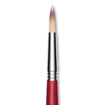 Open in modal - Escoda Opera Takatsu Synthetic Brush - Round, Long Handle, Size 12 close up