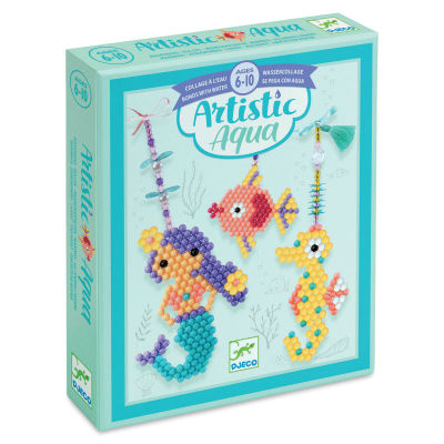 Djeco Le Grand Artist Artistic Aqua Bead Kit - Sea Charms (front of package)