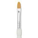 Royal & Langnickel Soft Grip Golden Taklon Brush - Filbert, Short Handle, Size 8