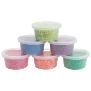 Hygloss Bucket O' Gravel - Assorted Neon Colors, Pkg of 6, 6 oz each