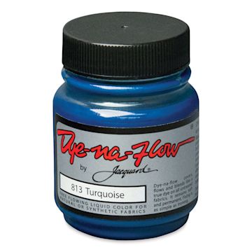 Open in modal - Jacquard Dye-Na-Flow Fabric Color - Turquoise, 2.25 oz jar