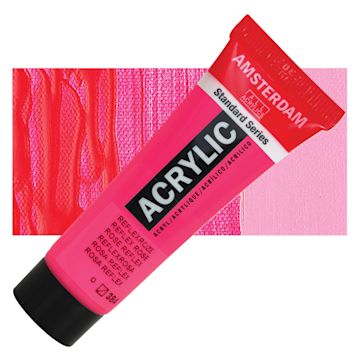 Open in modal - Amsterdam Standard Series Acrylic - Reflex Rose, 20 ml Tube and swatch
