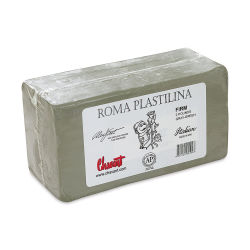 Chavant Roma Plastilina Modeling Clay, Gray-Green - Firm