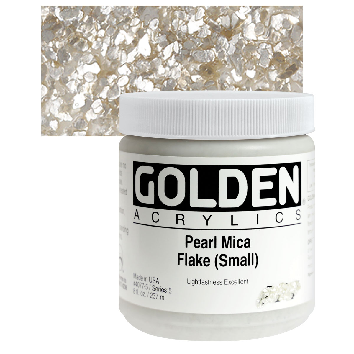 Golden Acrylic 4oz Pearl Mica Flake (Small)