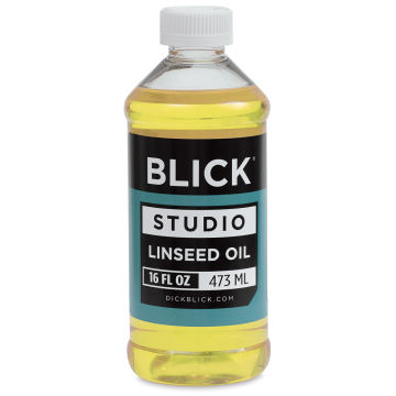 Blick Studio Linseed Oil - 16 oz. bottle shown