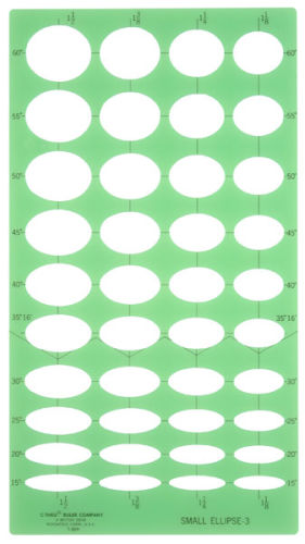 Westcott Ellipse Templates