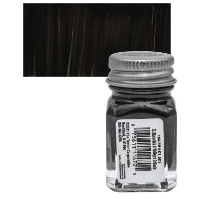 Testors Enamel Paint - Gloss Black, 1/4 oz bottle