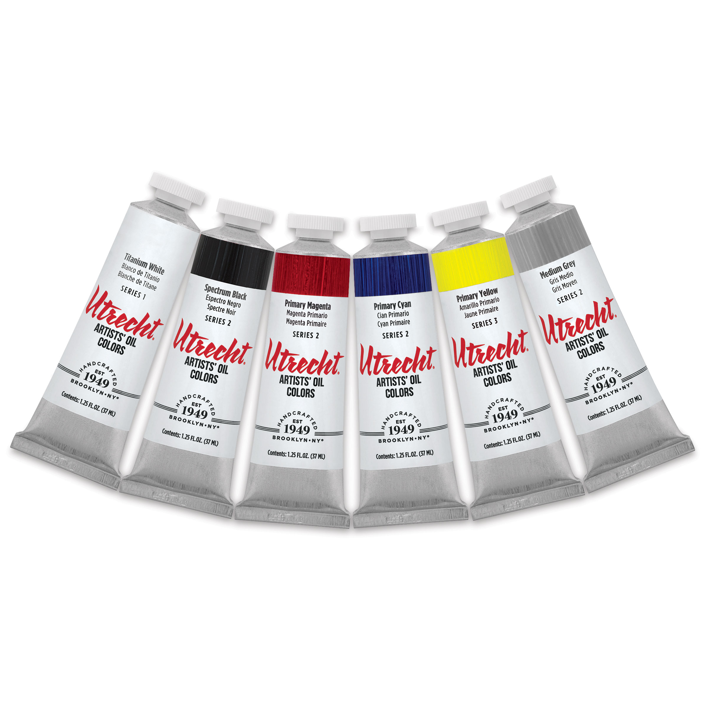 Utrecht Artists' Oil Paint Set - Color Theory, Set of 6 | Utrecht