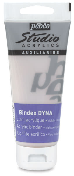 Pebeo Colored Bindex - Front of tube of Dyna Violet Bindex