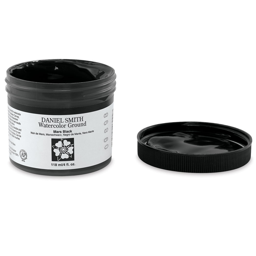 Daniel Smith Mars Black Watercolor Ground 4oz - Wet Paint Artists'  Materials and Framing