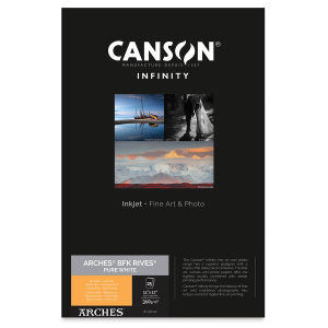 Canson Infinity Arches BFK Rives Inkjet Fine Art and Photo Paper - 11" x 17", Pure White, 310 gsm, Package of 25