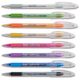 Pentel Sparkle Pop Pens - Components of Set of 8 Color Changing pens lined up horizontally