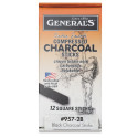 General's Compressed Charcoal - Pkg of 12