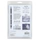 Tombow Dual Brush Pens - Gray Scale Colors, Set of 10. Back of package.