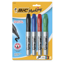 Bic Mark-It Color Collection Permanent Markers - Assorted Colors, Fine Tip,  Set of 36