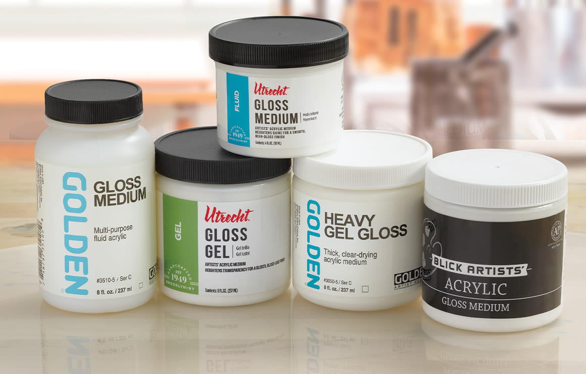 Why Use Glossy Mediums? BLICK Art Materials