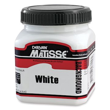 Open in modal - Matisse Background Colors Acrylic Paint - White, 250 ml