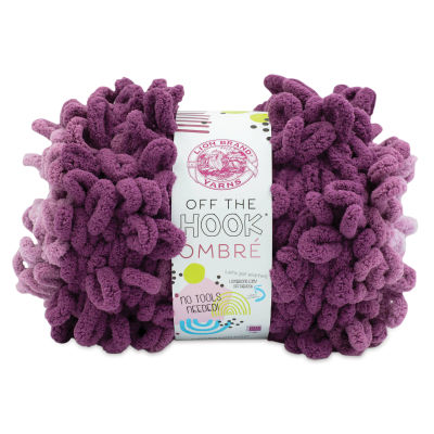 Lion Brand Off the Hook Ombré Yarn - Crushed Velvet