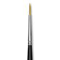 Trekell Synthetic Gold Taklon Brush - Round, Short Handle, Size 2