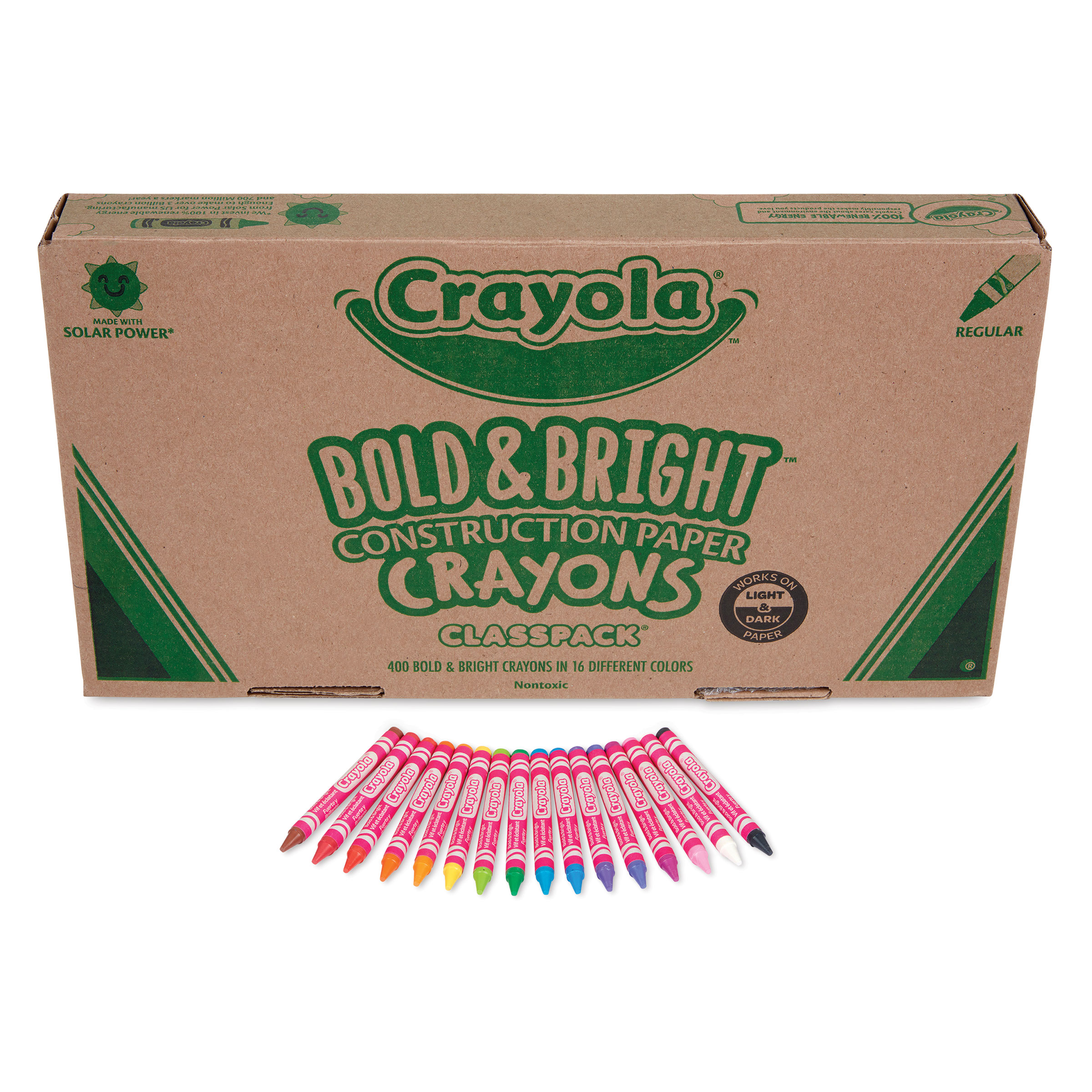 KID MADE MODERN Giant Crazy Crayon Bright, 1 EA