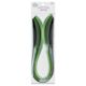 Quilled Creations Quilling Paper - Green Shades, Pkg of 100 - front of packaging
