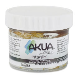 Akua Intaglio Ink - Metallic Silver, 59 ml