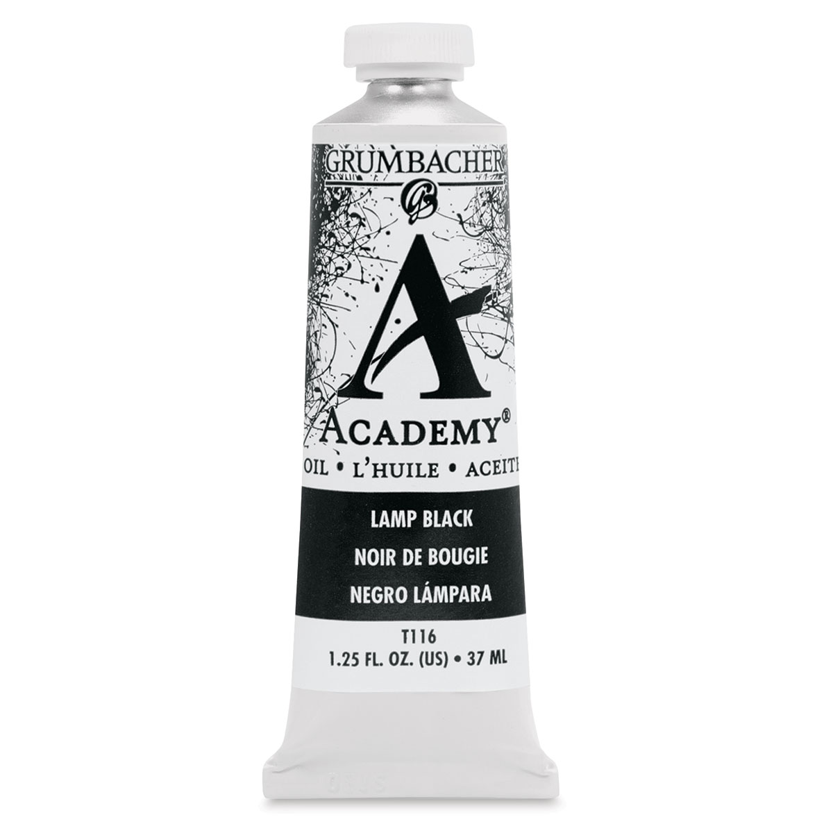 Lamp Black (150mL Oil Paint)