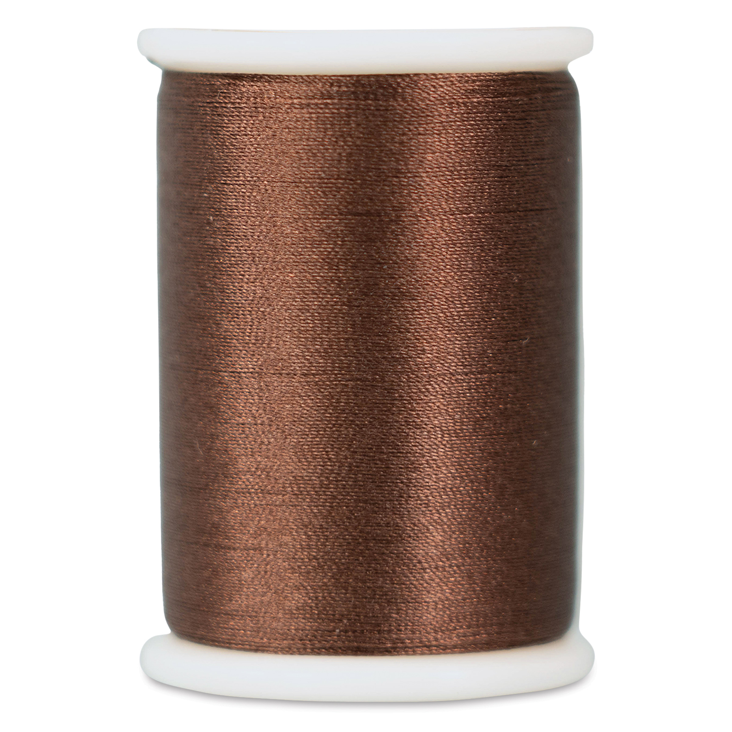 Clover Silk Thread - Dark Brown, 109 yds | BLICK Art Materials