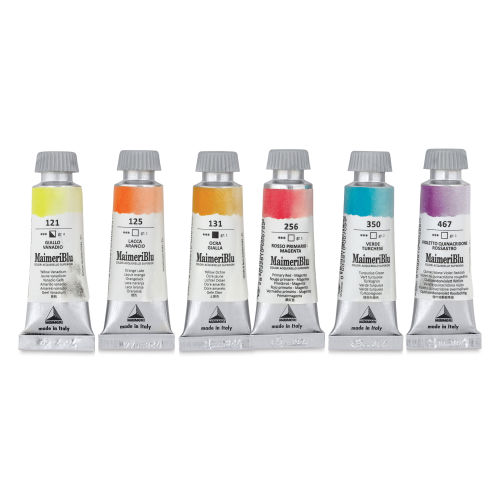 Review: MaimeriBlu Watercolor (Introductory Set of 6 tubes) 
