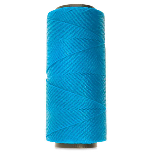Knot It Waxed Brazilian Polyester Cord METALLIC SILVER-15 Yards