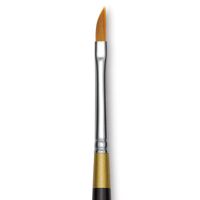 Kingart Original Gold Brush - Dagger, Size 1/8", Short Handle (close-up)