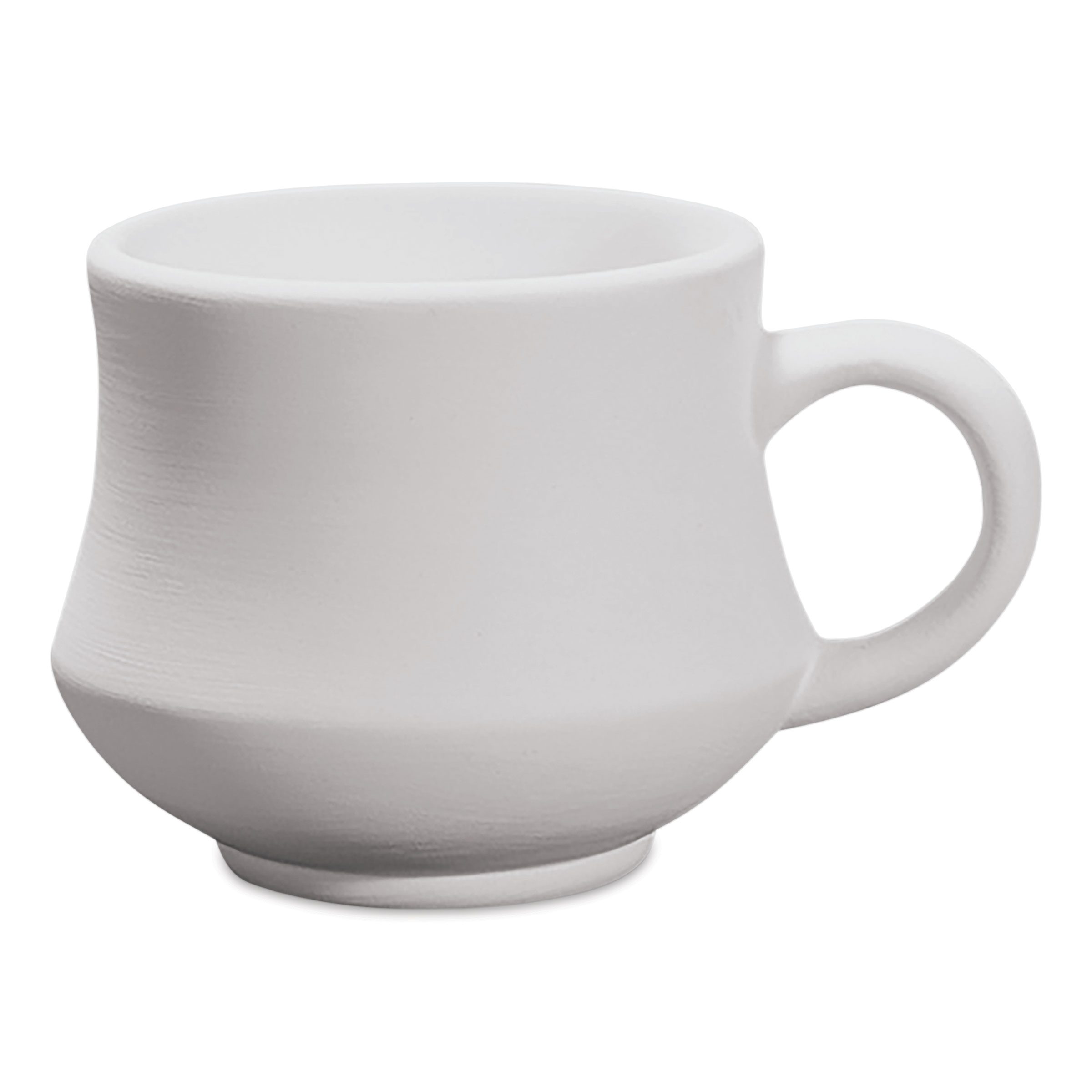 Mayco Stoneware Bisque Mugs - Hippy Mug, Pkg of 6 | BLICK Art Materials