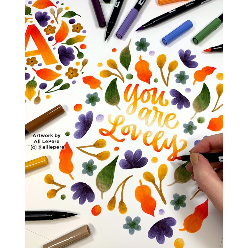 How to Hand Letter an Inspiring Message with Markers