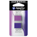 Daler-Rowney Aquafine Watercolors - Set of 2, Ultramarine Pink and Ultramarine Violet, Half Pan