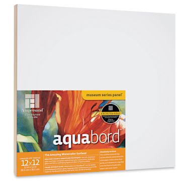 Open in modal - Ampersand Aquabord Panel - 12" x 12", 7/8" Cradled