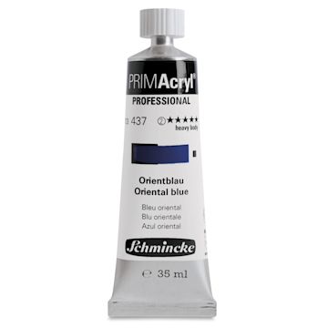 Open in modal - Schmincke Primacryl Professional Acrylic Paint - Oriental Blue, 35 ml Tube