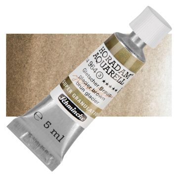 Open in modal - Schmincke Horadam Aquarell Watercolor - Glacier Brown, 5 ml tube and swatch