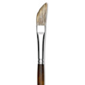 Silver Brush Monza Synthetic Mongoose Artist Brush - Long Handle, Dagger Striper, Size 1/2