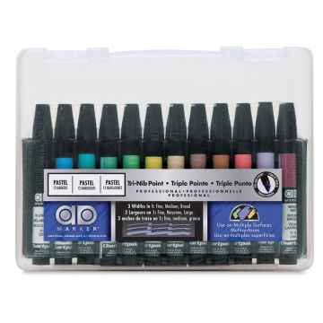 Ad Marker Pastel Set 25 Colors 