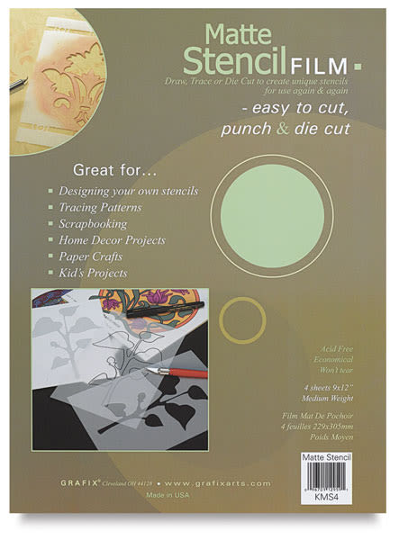 Grafix Stencil Film | BLICK Art Materials