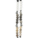 John Bead Solar System Glass Bead Strand - Mercury, 5", 6 mm Dia.