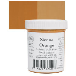 Sinopia Milk Paint - Sienna Orange, 4 oz
