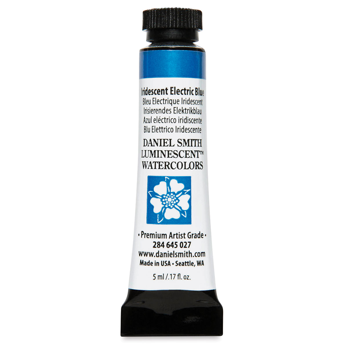 Daniel Smith Luminescent Watercolor - Iridescent Electric Blue, 5 ml, Tube