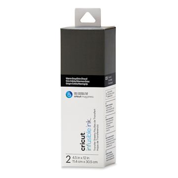Open in modal - Cricut Infusible Ink Solid Transfer Sheets - Warm Grey, 4-1/2" x 12", 2 Sheets (In packaging)